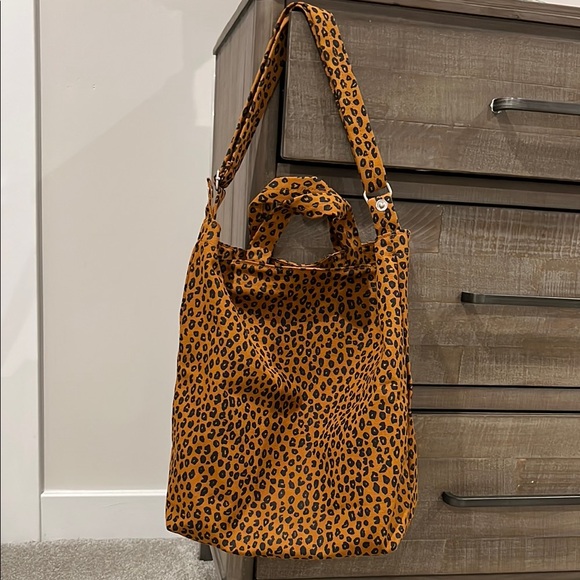 BAGGU Leopard Print Tote Bag - Picture 1 of 3